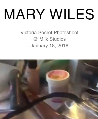 Mary Wiles Makeip Victorias Secret Photoshoot with Saison Organic Skin Care